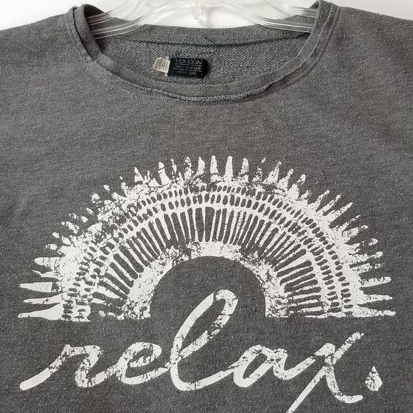 VOLCOM Relax Raw edge weathered sweatshirt grey - Picture 4 of 10